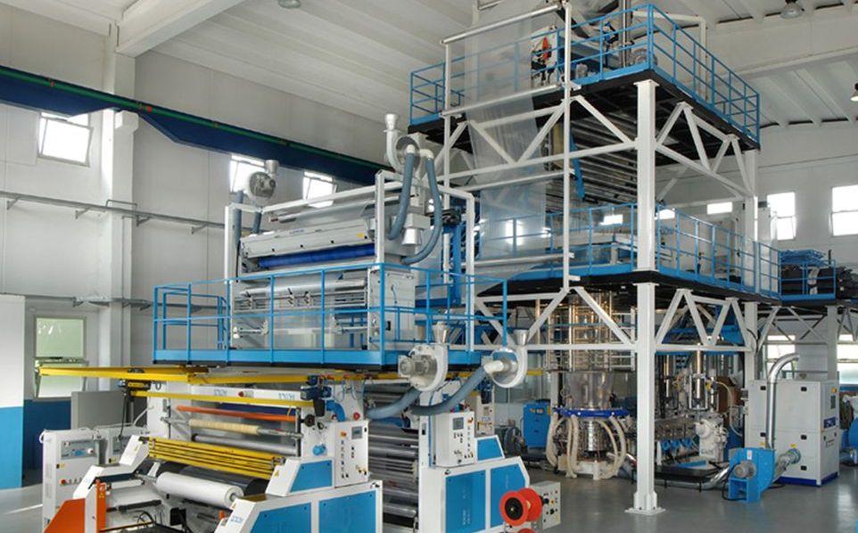 Corona treatment for blown film extrusion lines
